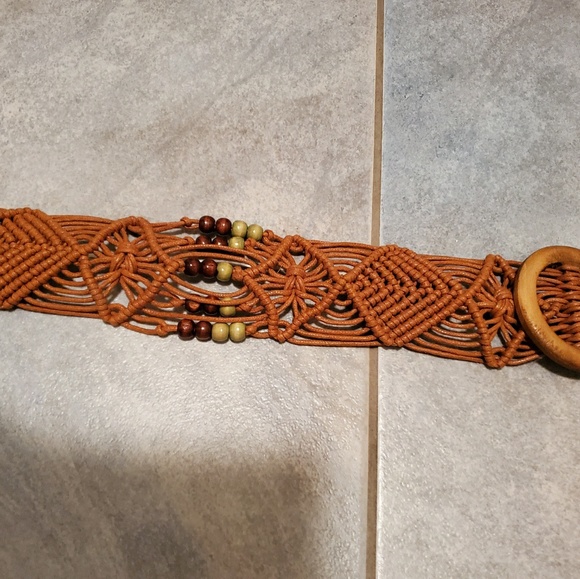 Boho Macrame Belt - Picture 4 of 4